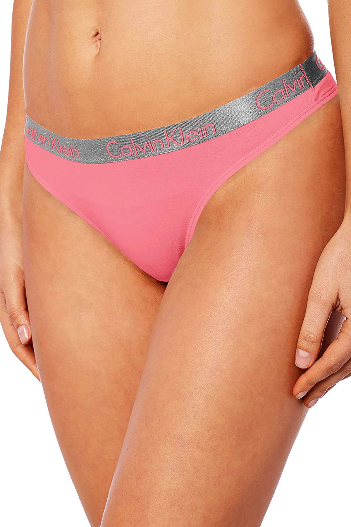 Calvin Klein Boudoir Pink Radiant Cotton Thong – CheapUndies