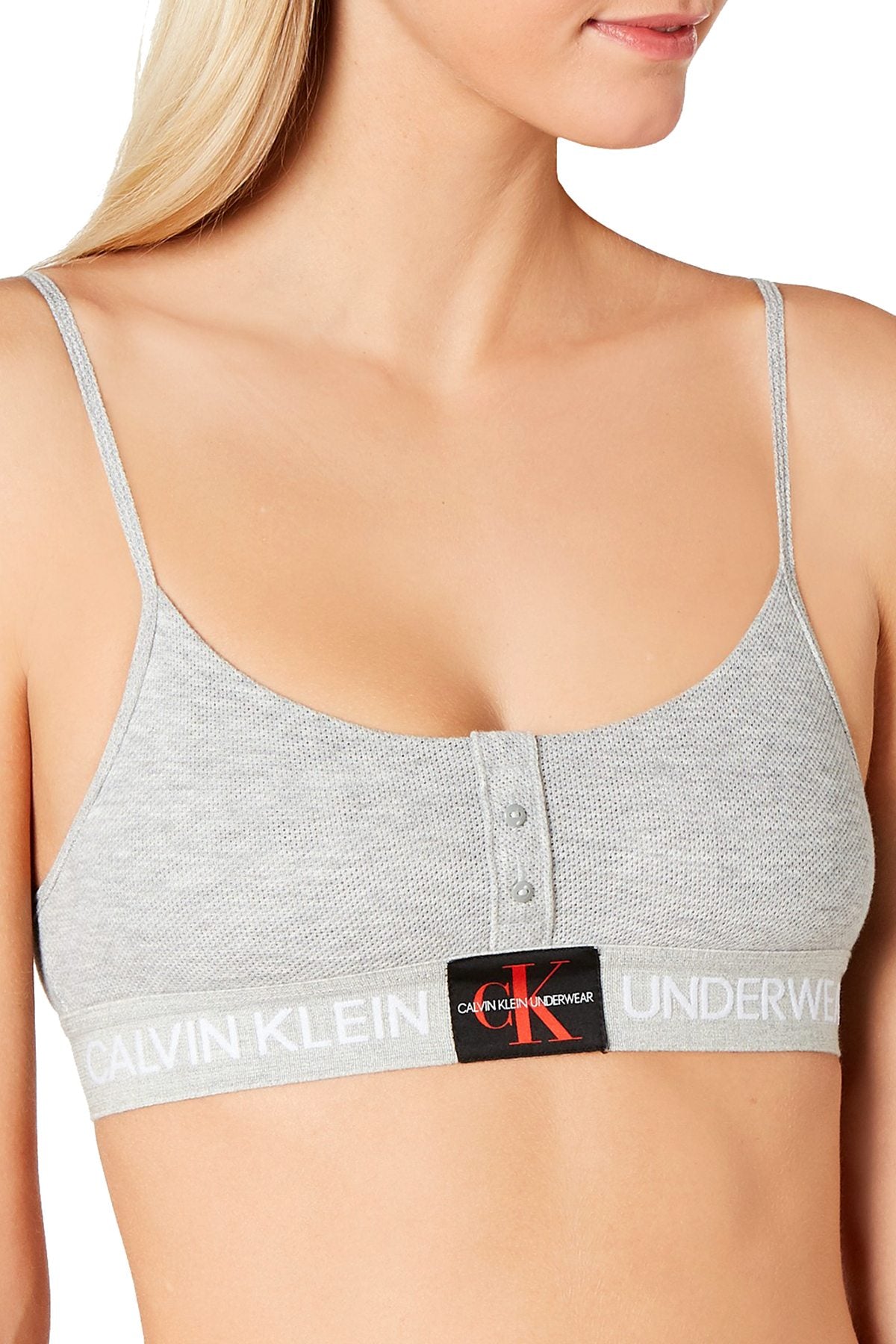 Calvin Klein Underwear WMNS UNLINED BRALETTE Grey