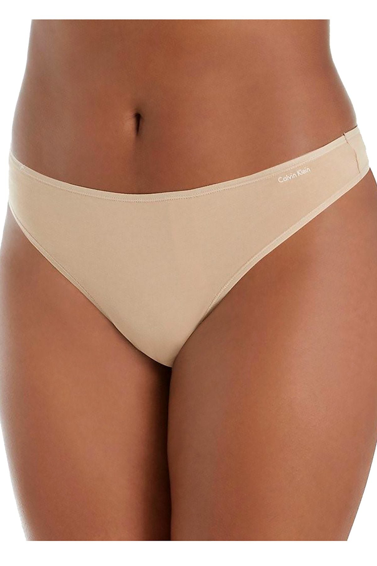 Calvin Klein PLUS Bare-Nude Cotton Form Thong – CheapUndies