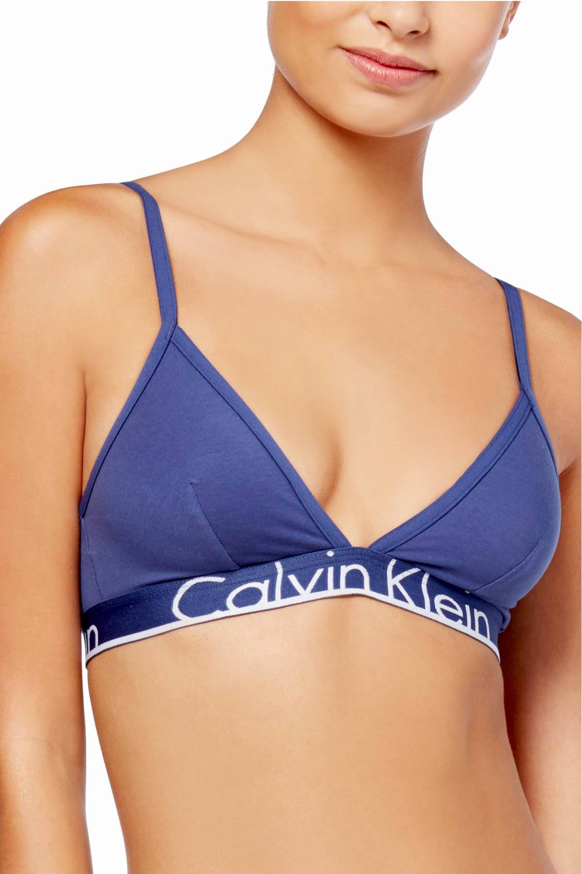 Calvin klein Unlined Triangle Blue