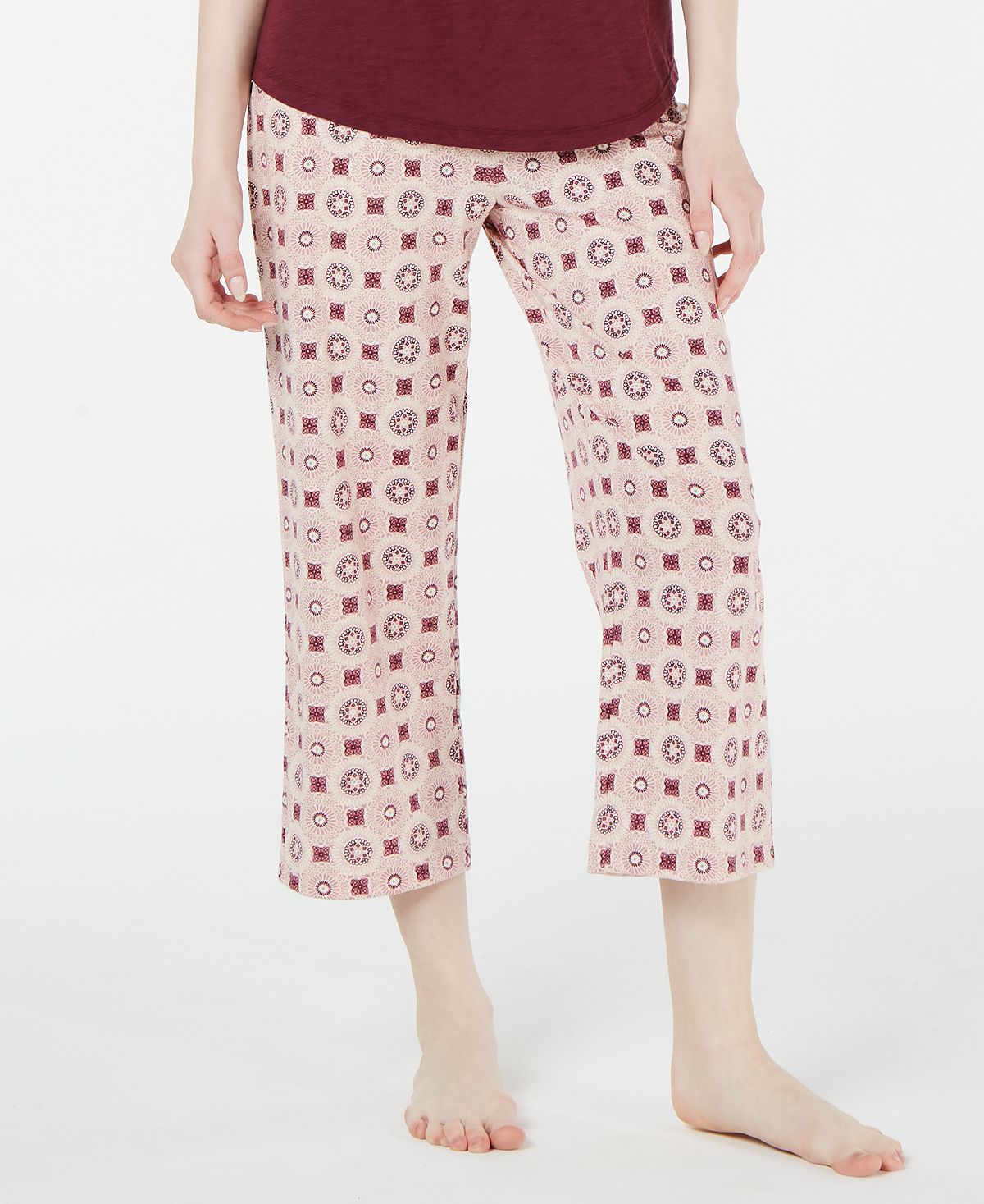 Charter Club Floral-print Cotton Knit Pajama Pants Geo – CheapUndies