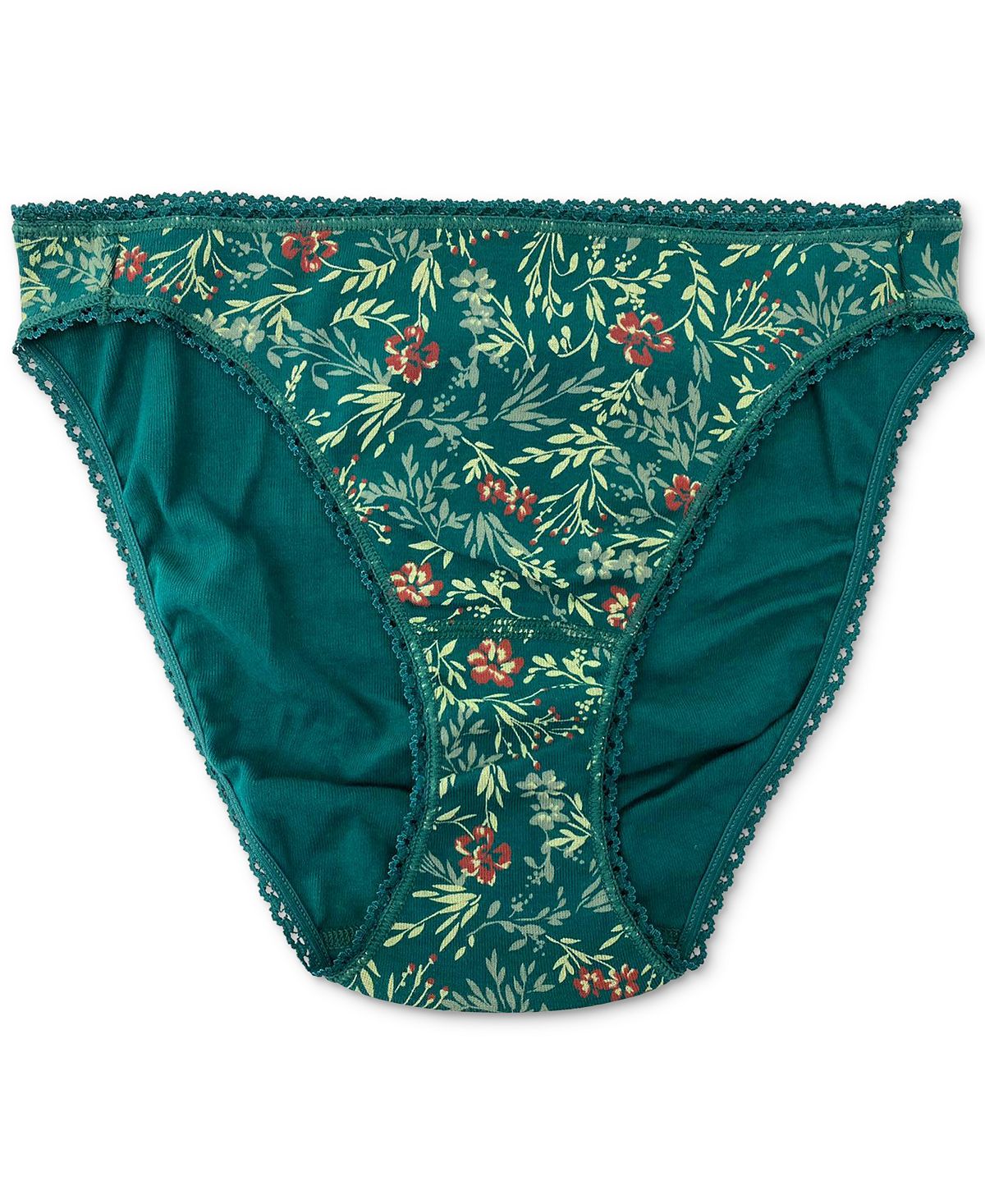 Charter Club Wo Cotton Bikini Underwear Jungle Green – CheapUndies