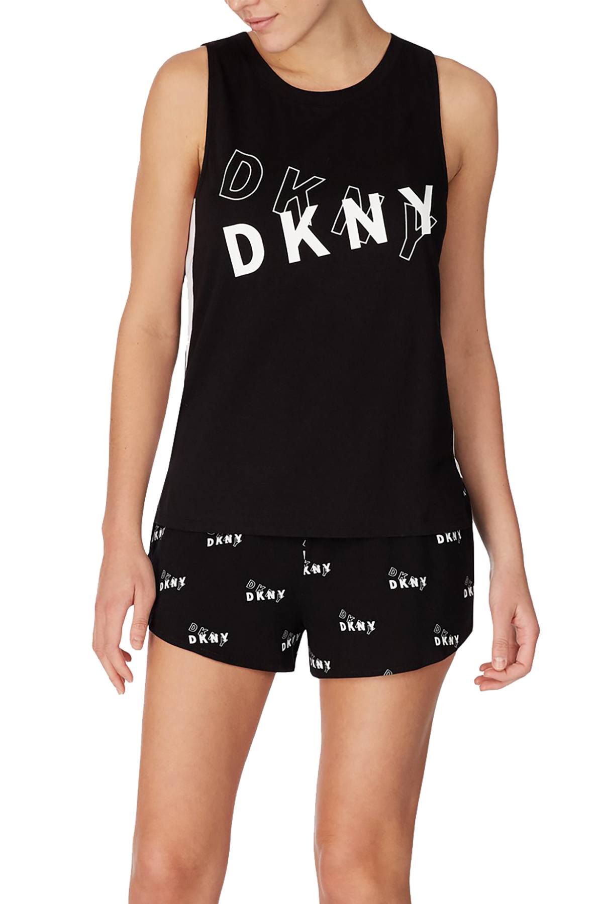 DKNY Short Sleeve Top and Boxer Set