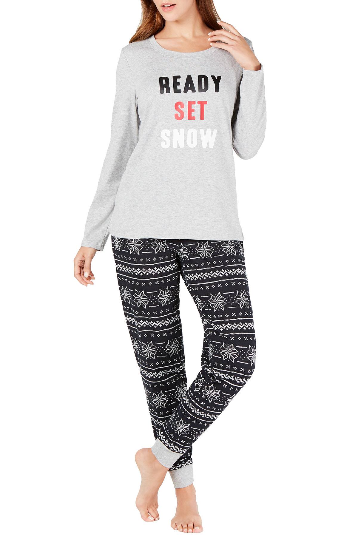 Family PJs Women's Ready Set Snow Pajama Set