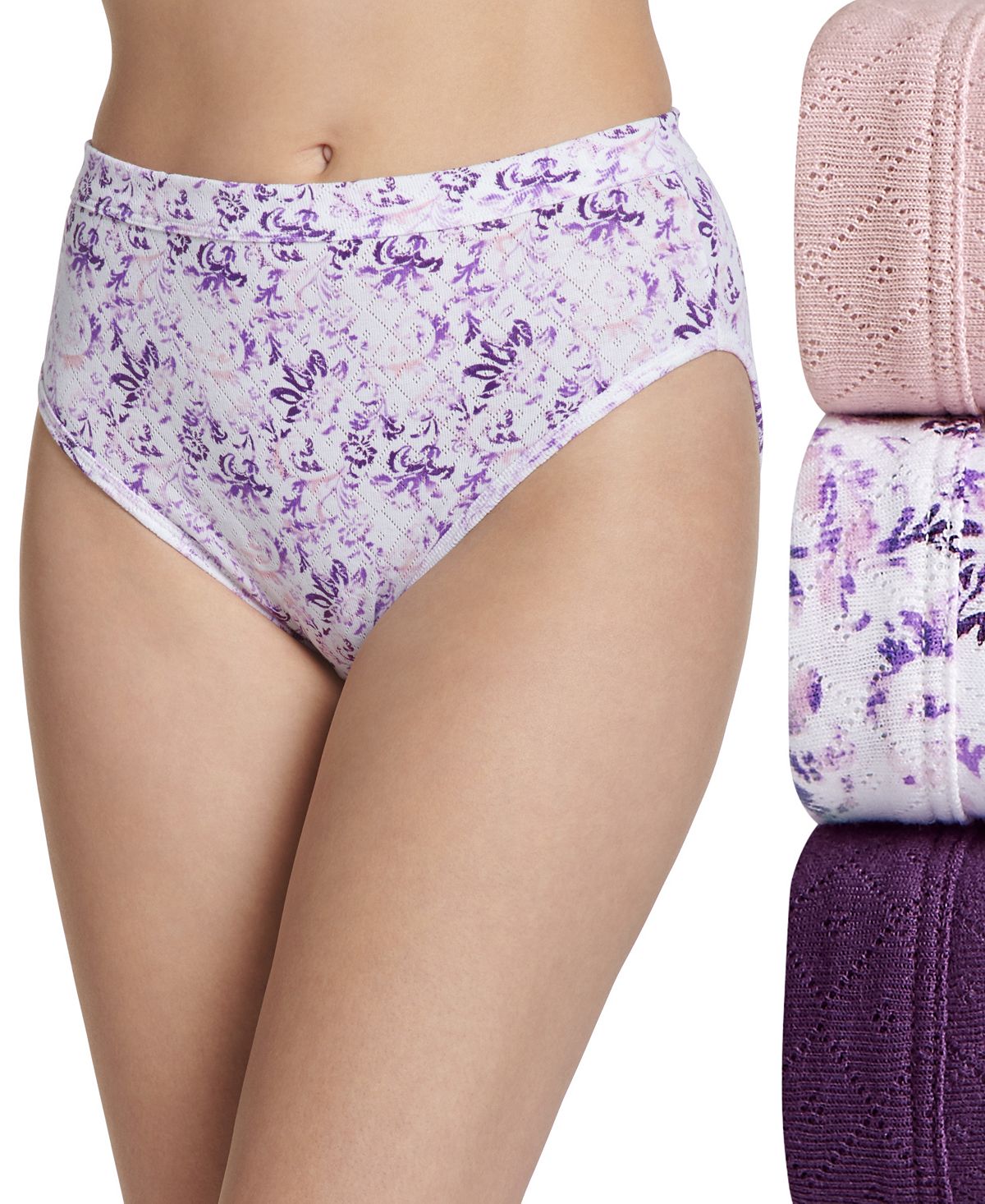 Jockey Women's Underwear Seamfree Breathe French Cut - 3 Pack