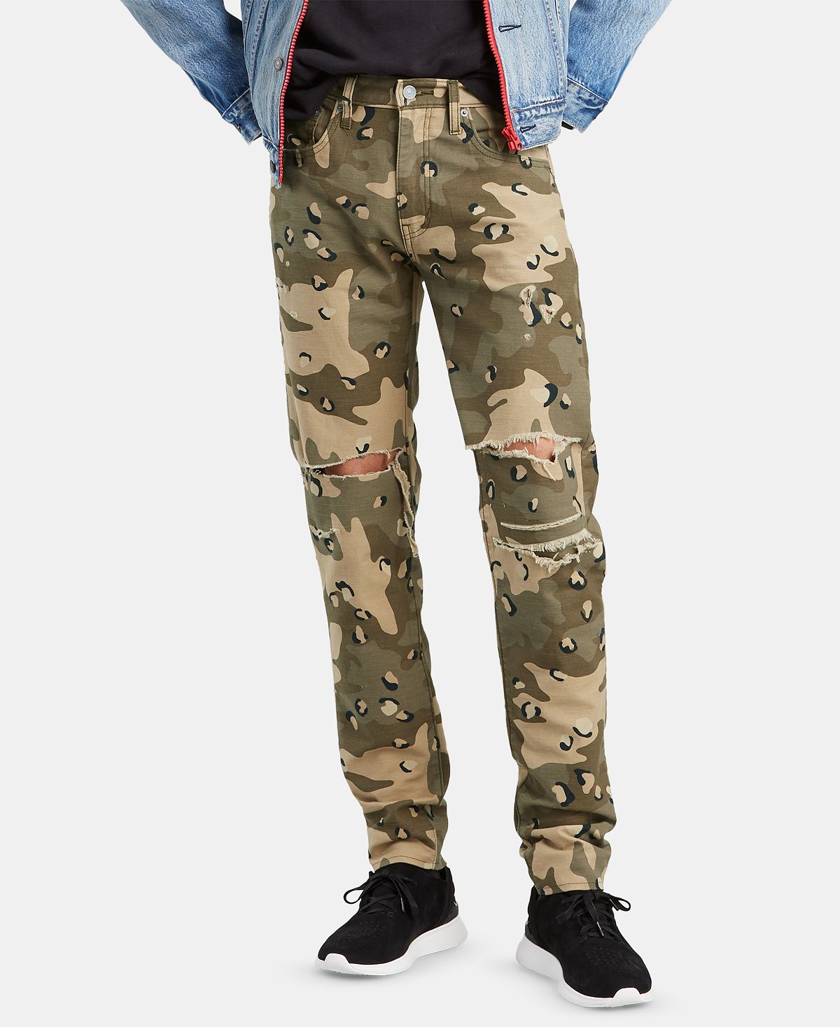 Levi hot sale camo jeans