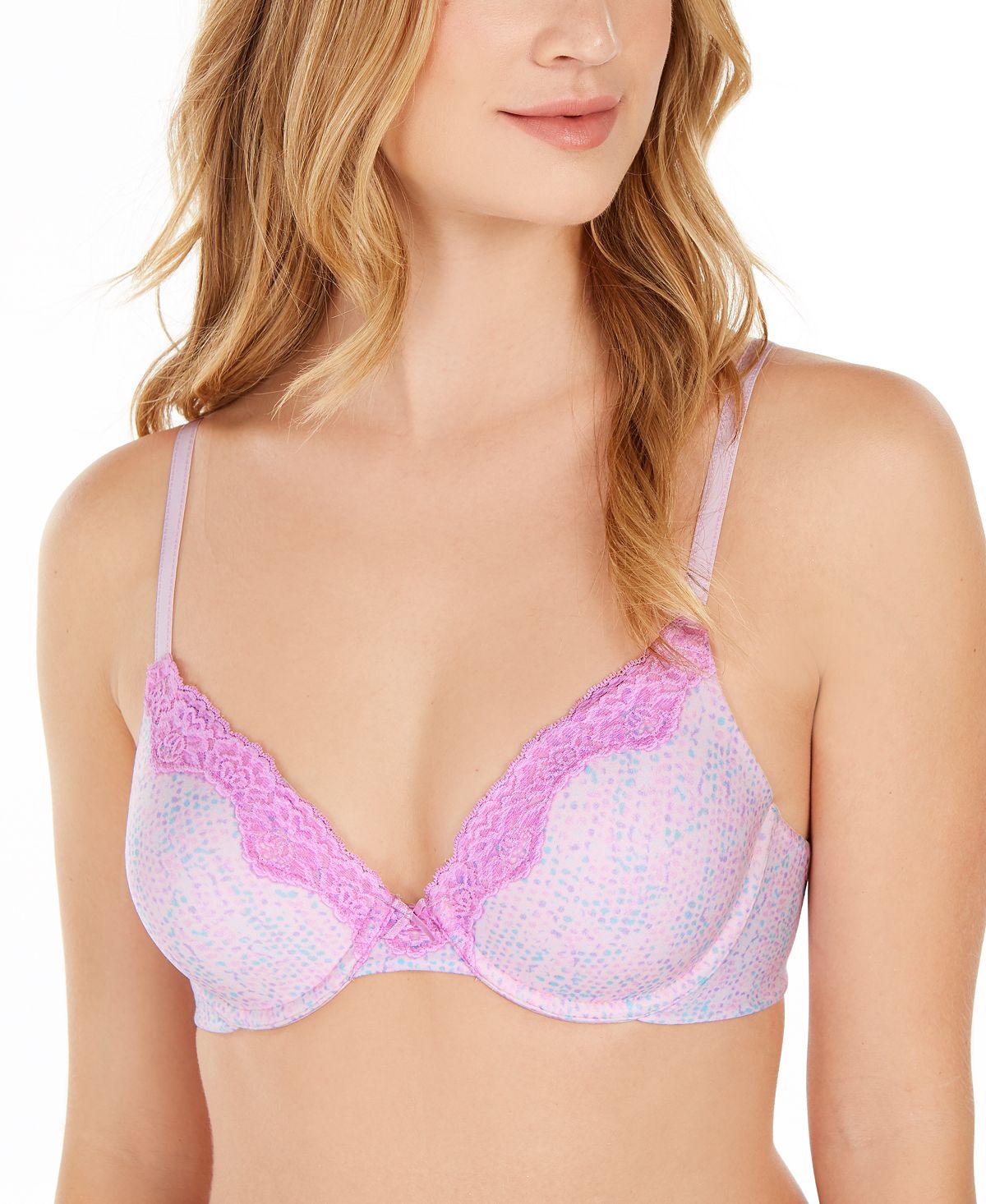 9404 Maidenform comfort Devotion Lace Bra, Smoothing Full-coverage