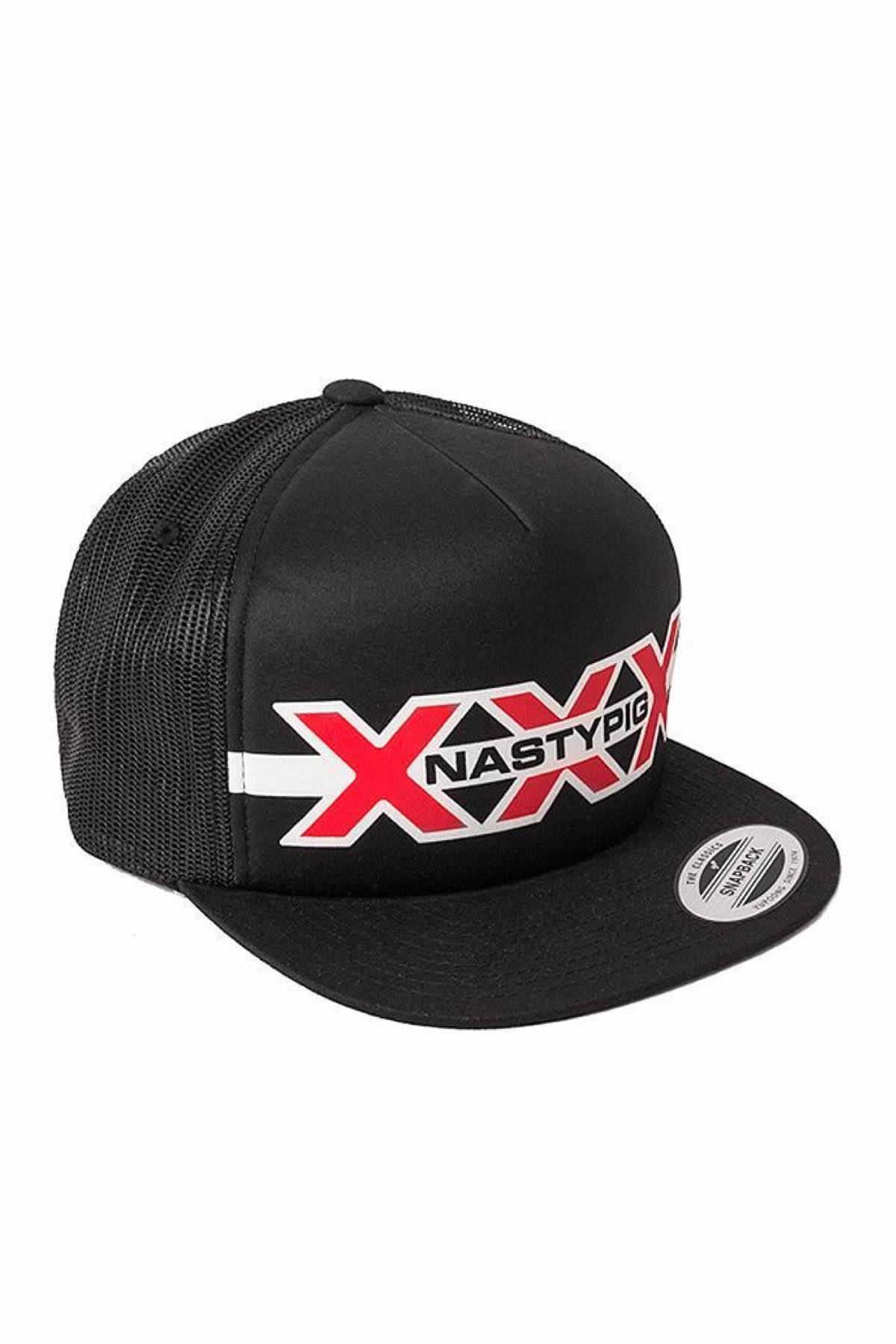 Nasty Pig Black/Red XXX Trucker Snapback – CheapUndies