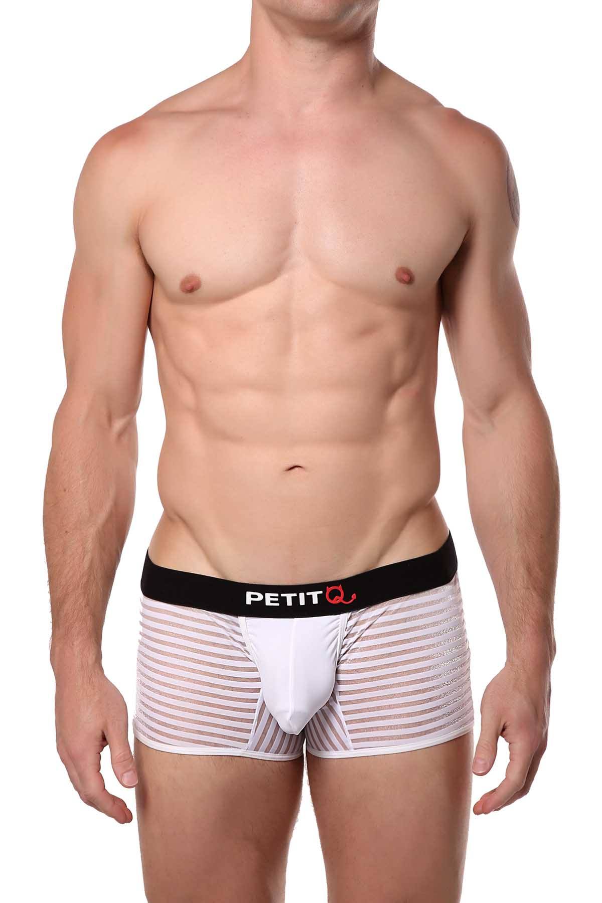 PetitQ White Big-Bulge Boxer Brief – CheapUndies