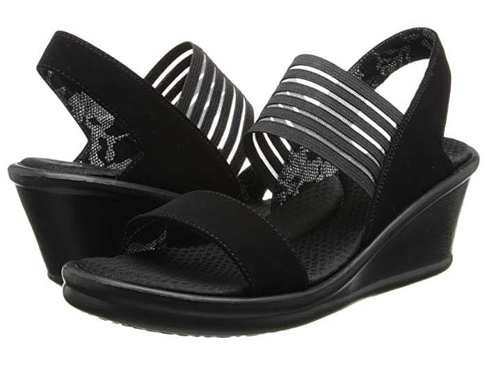 Skechers rumblers sci discount fi women's wedge sandals