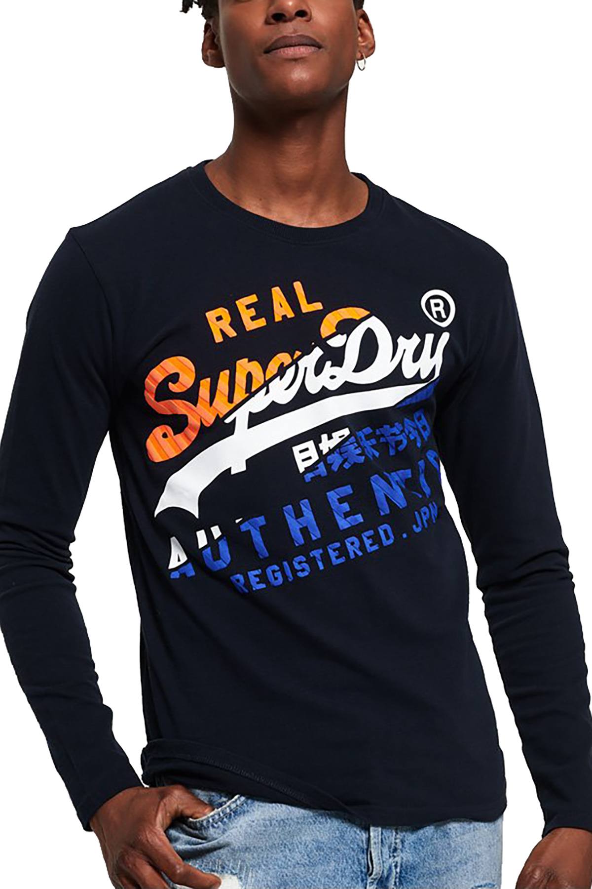 SuperDry Eclipse-Navy Vintage Authentic XL – CheapUndies T-Shirt Long-Sleeve