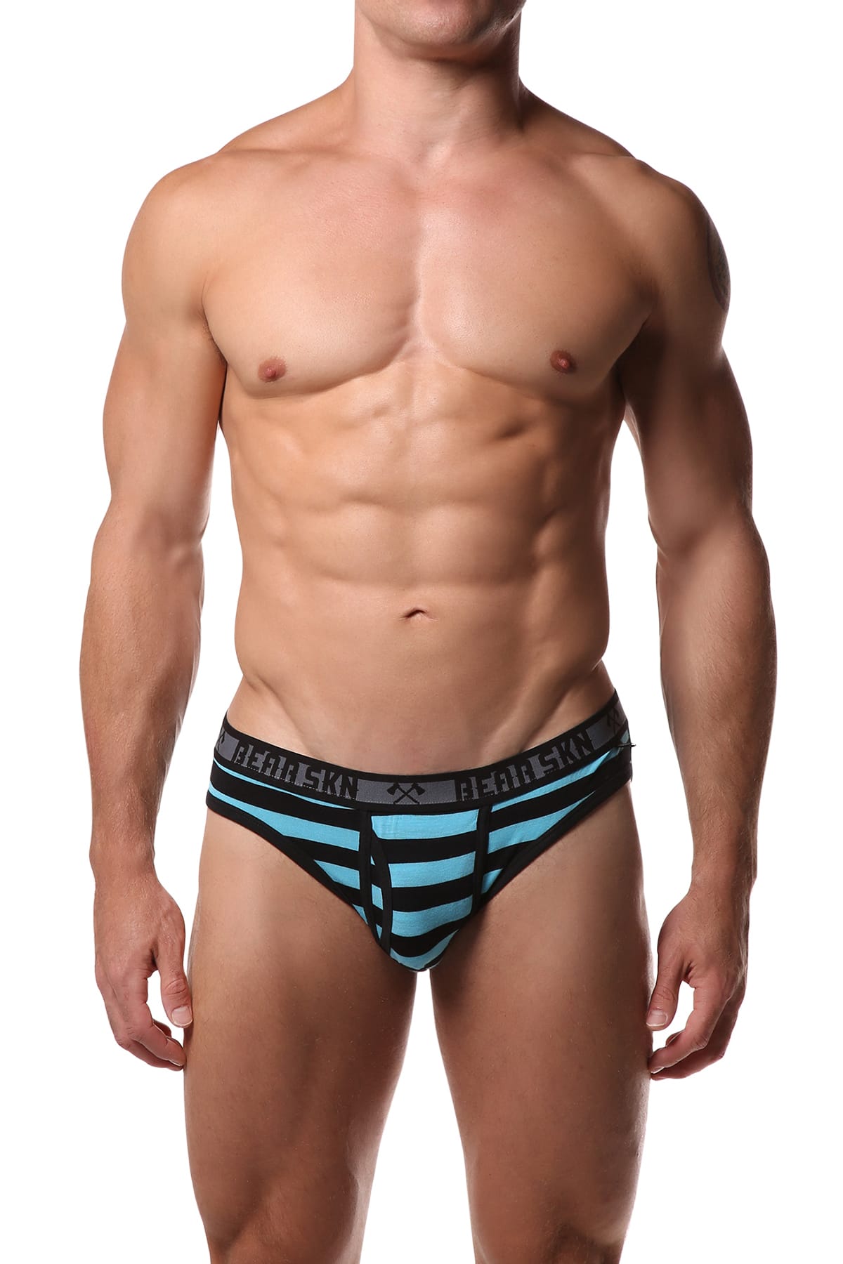 Bear Skn River Blue Stripe Bamboo Brief – CheapUndies