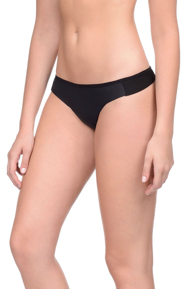 2(X)IST Black Micro Mesh Thong