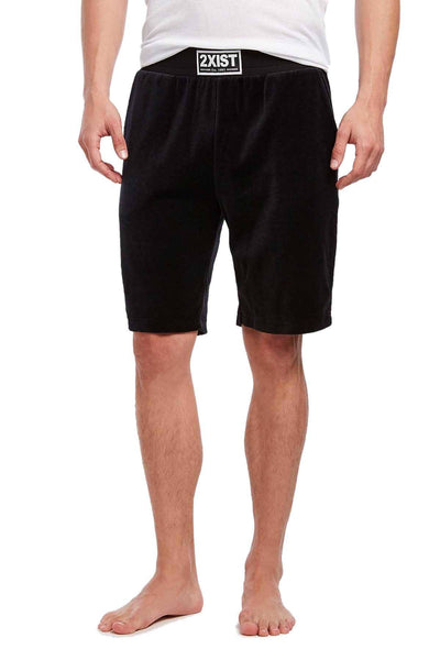 2(X)IST Black Velour Lounge Short