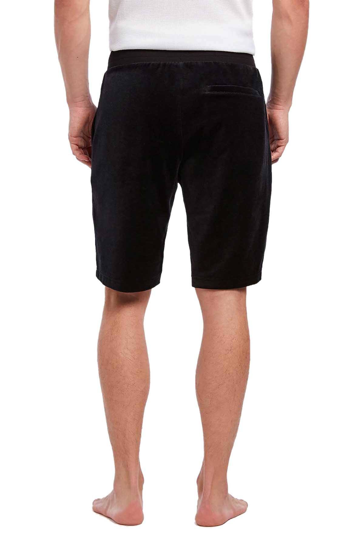 2(X)IST Black Velour Lounge Short