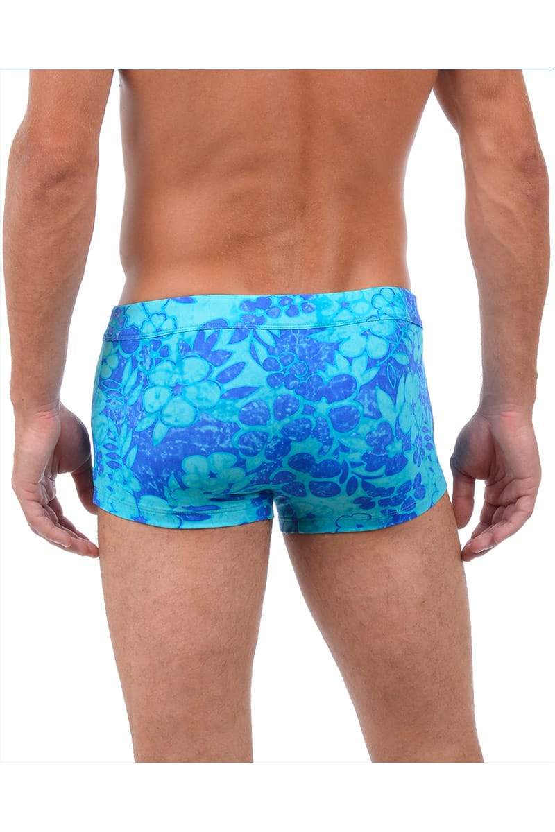 2(X)IST Caribbean Breeze Tie-Dye Floral Swim Trunk