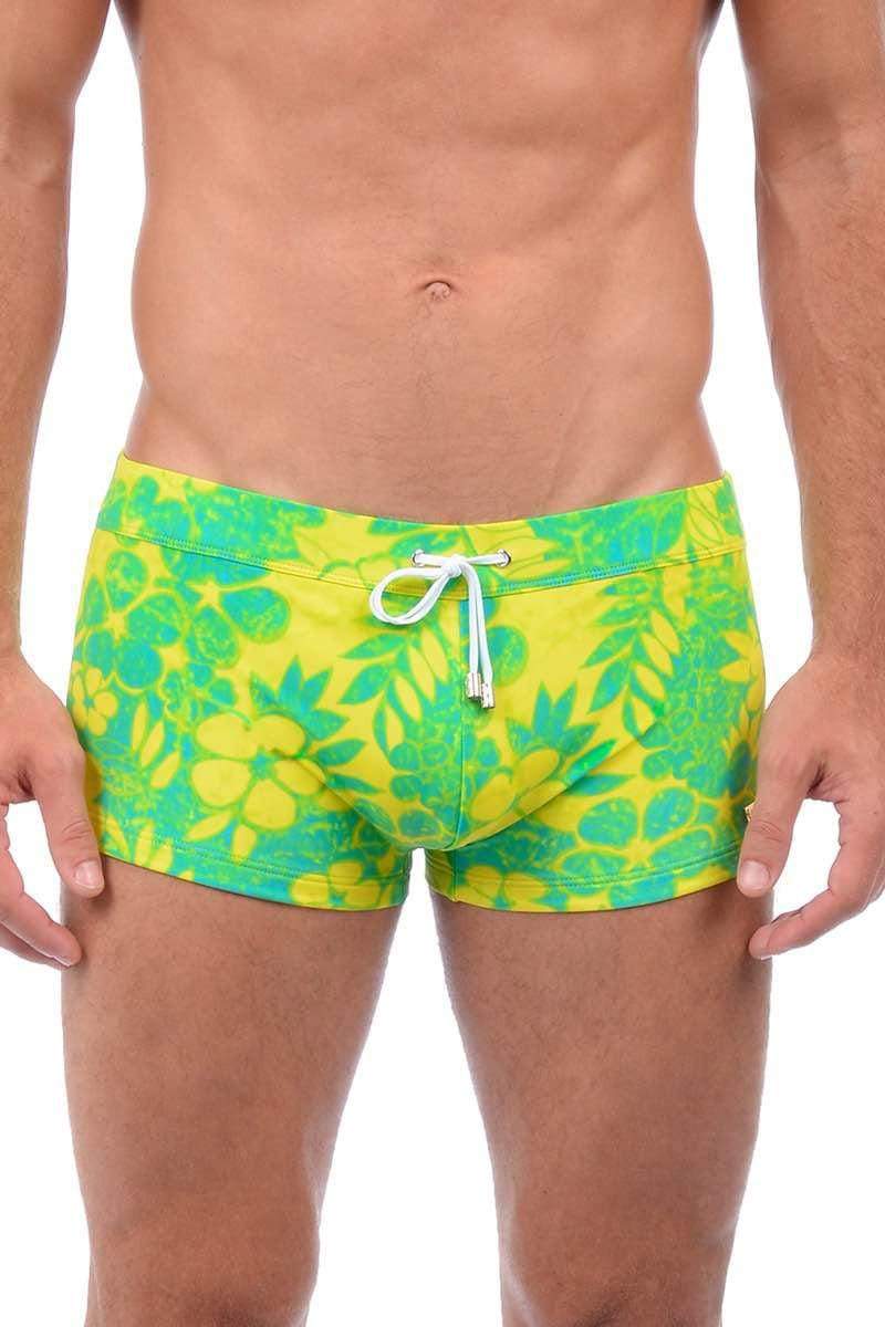 2(X)IST Limoncello Tie-Dye Floral Swim Trunk