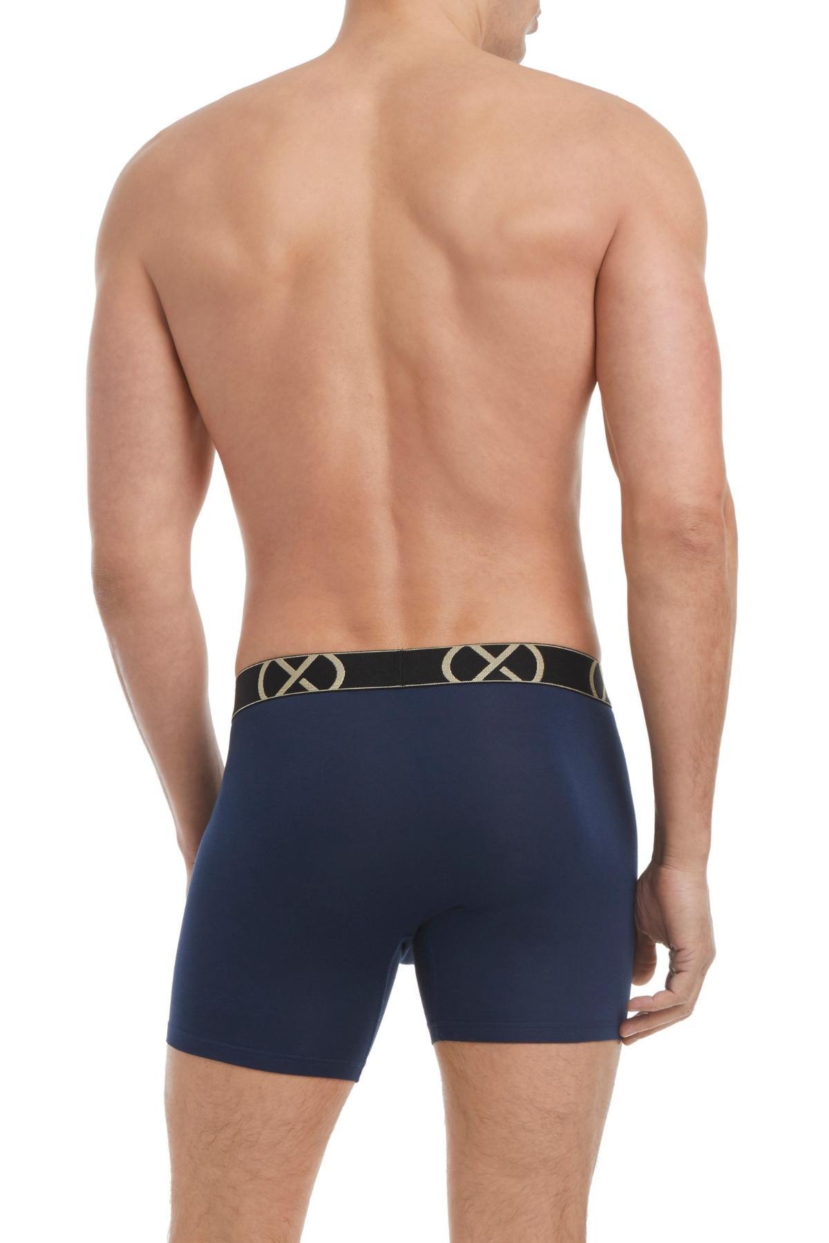 2(X)IST Varsiy Navy Luxe Boxer Brief 3-Pack