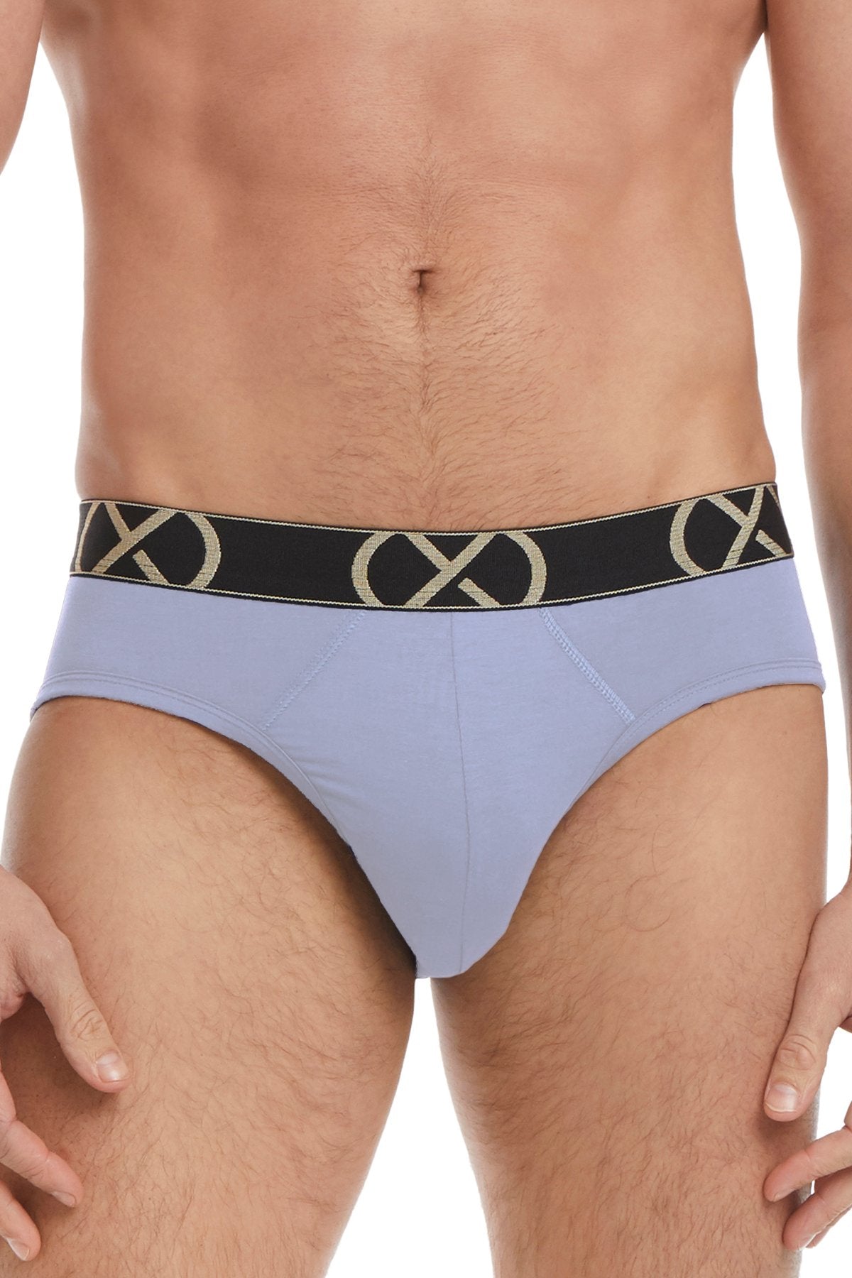 2(X)Ist (X)Luxe  No Show Brief Lt Blue