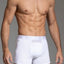 5=Ten White Athletic Trunk