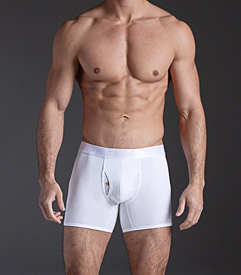 5=Ten White Core Boxer Brief