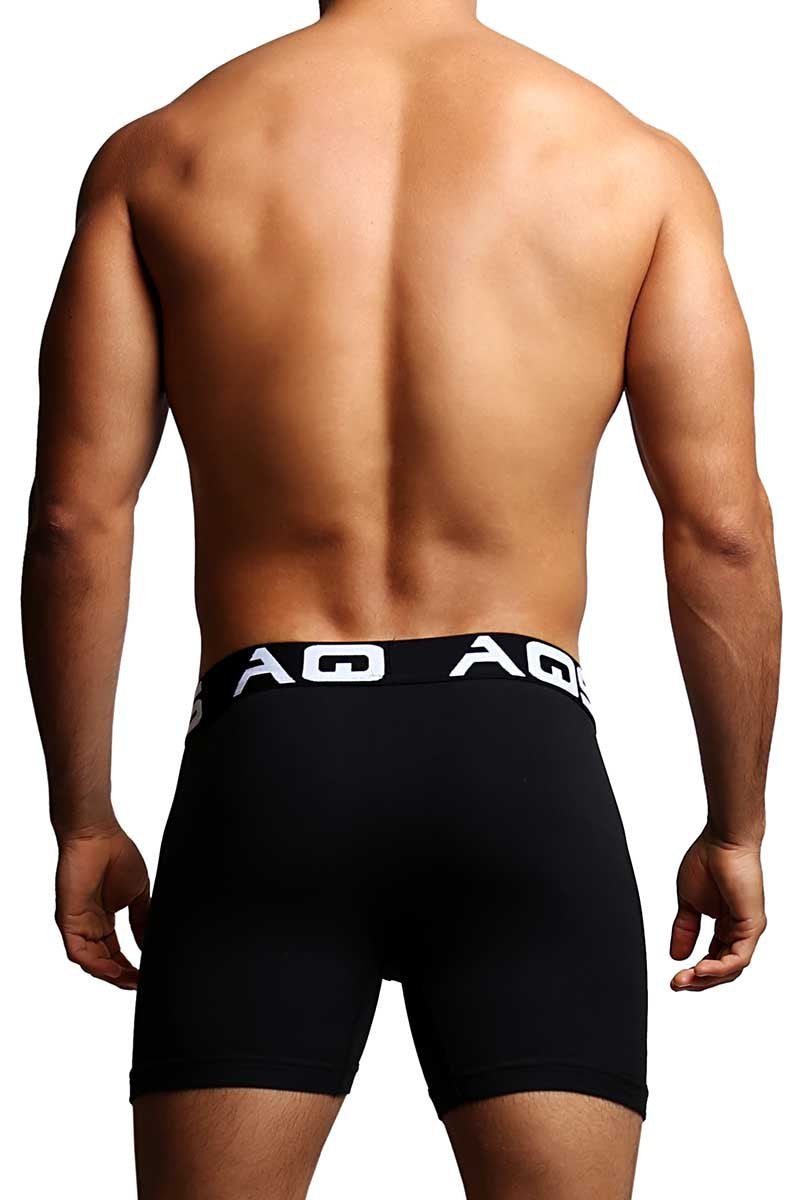 AQS Black/Burgundy/Grey Boxer Brief 3-Pack