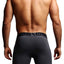 AQS Black/Burgundy/Grey Boxer Brief 3-Pack