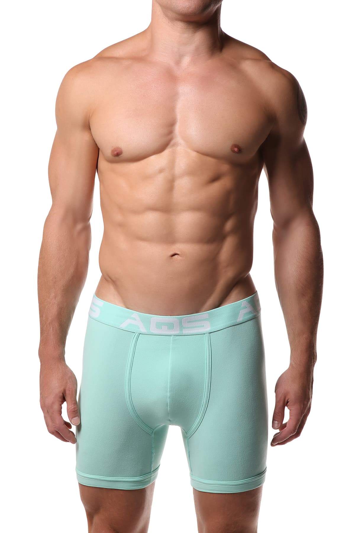 AQS Lavender/Pink/Mint Boxer Brief 3-Pack