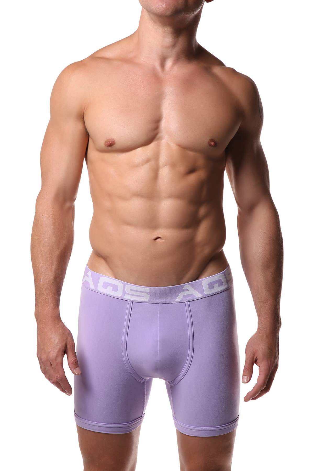 AQS Lavender/Pink/Mint Boxer Brief 3-Pack