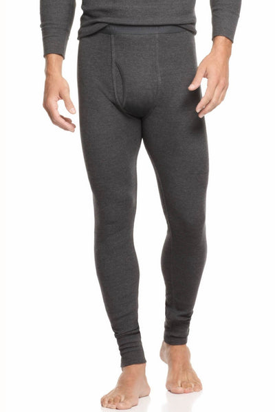 Alfani Charcoal Thermal Knit Waffle Pant