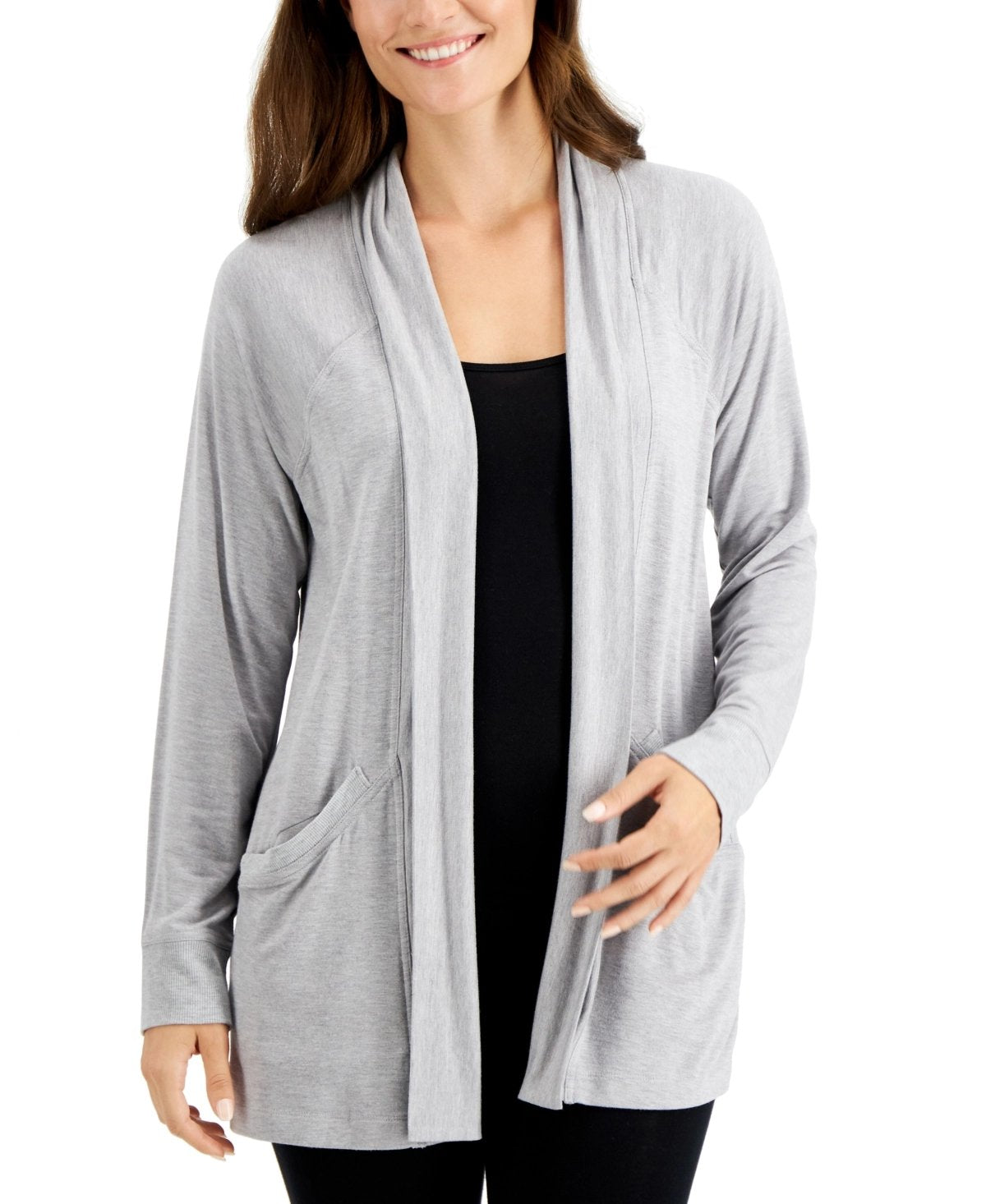 Alfani Lounge Wrap charcoal htr