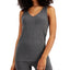 Alfani Ultra Soft Modal Tank Top Heather Charcoal