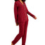 Alfani Wo Ultra-soft Printed Pajama Set Garnet Stone