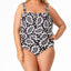 Anne Cole Plus Riviera Paisley Blouson Strapless One-piece Swimsuit Riviera Paisley