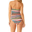 Anne Cole Sand Stripe Printed Twist-front One-piece Swimsuit Sand Stripe