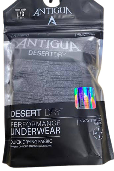 Antigua Grey Desert Dry Biker Brief