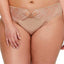 Ashley Graham PLUS Cappucino CrissCross Keyhole Lace Thong