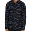 Avirex Camo Slim Fit Shirt Navy Camo