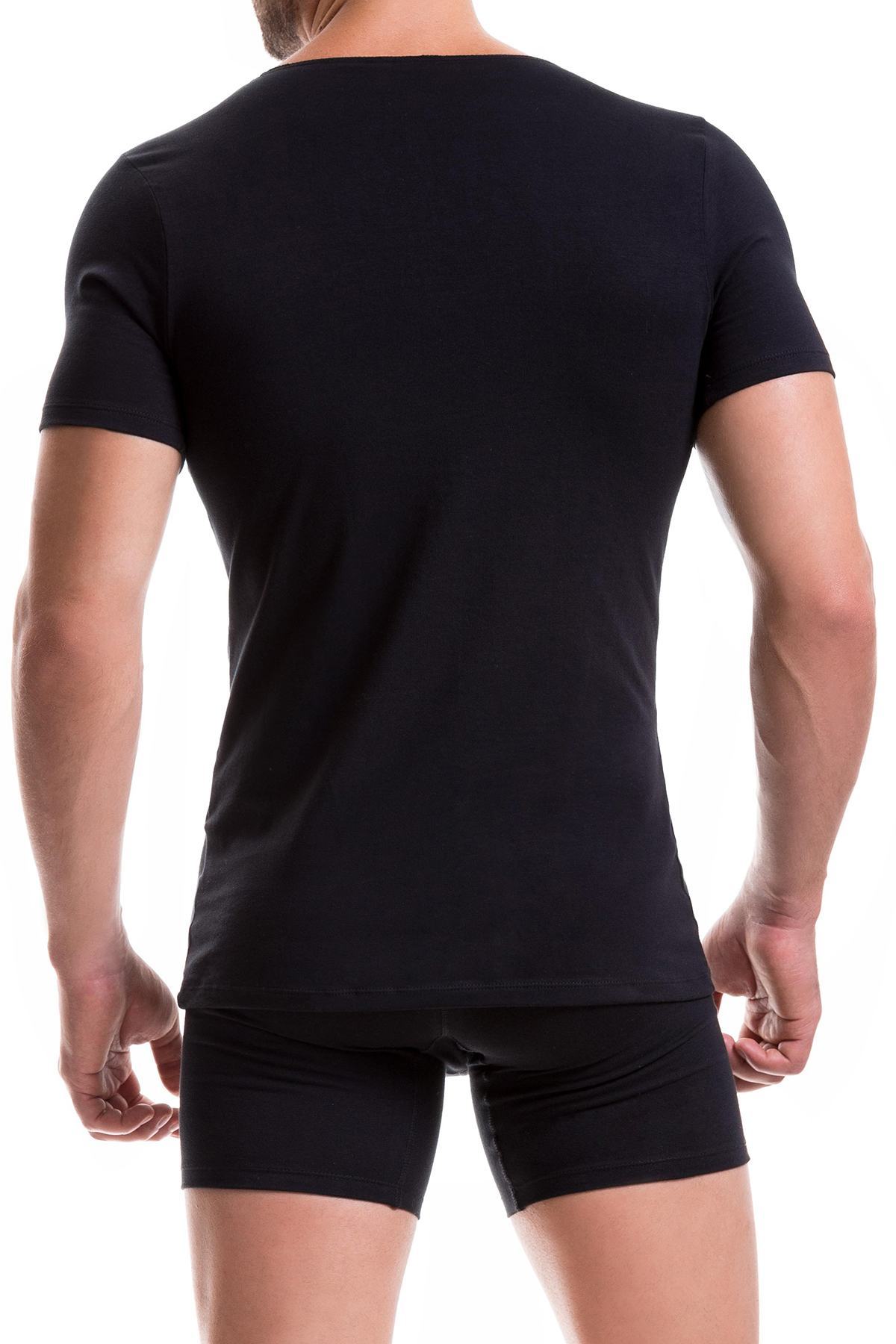 B-One by JOR Black Fresh V-Neck Tee