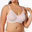 Bali Lace 'n Smooth 2-ply Seamless Underwire Bra 3432 Hush Pink with White