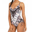 Bar Iii Tie-dyed Low-back One-piece Swimsuit Ink-Dye