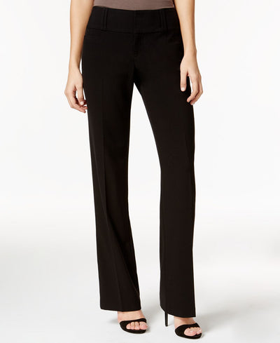 Bcx Juniors' Wide-leg Trouser Pants Black