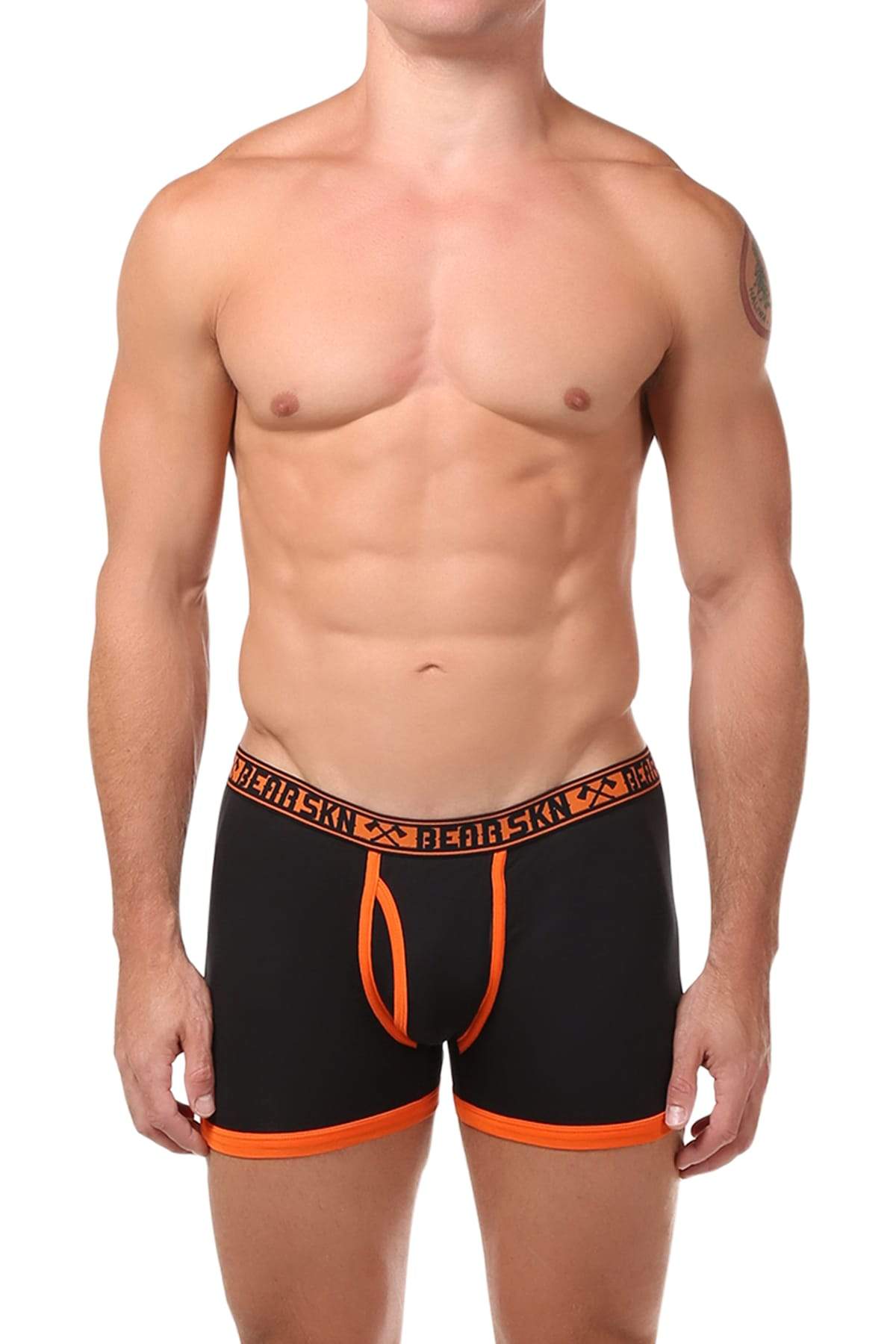 Bear Skn Orange Neon Bright Boxer Brief