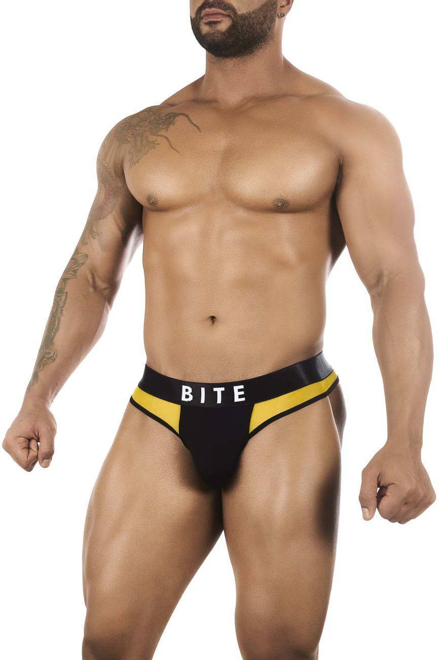 BiteWear yellow BW2023102 Squeeze Papaya Thong