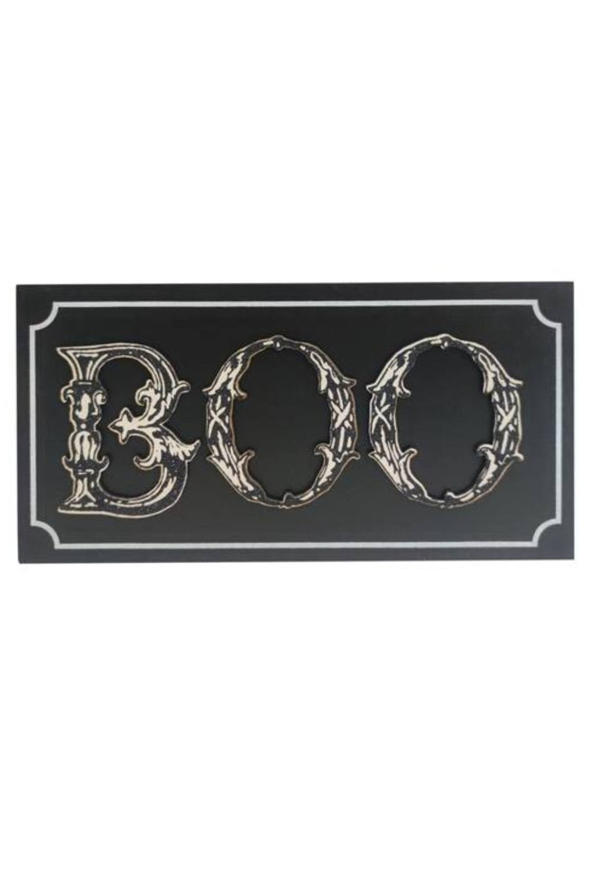 Boo Tabletop Halloween Sign