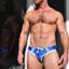 Breedwell Blue camo Expose Swim Brief