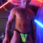 Breedwell Neon Green Hex Thong