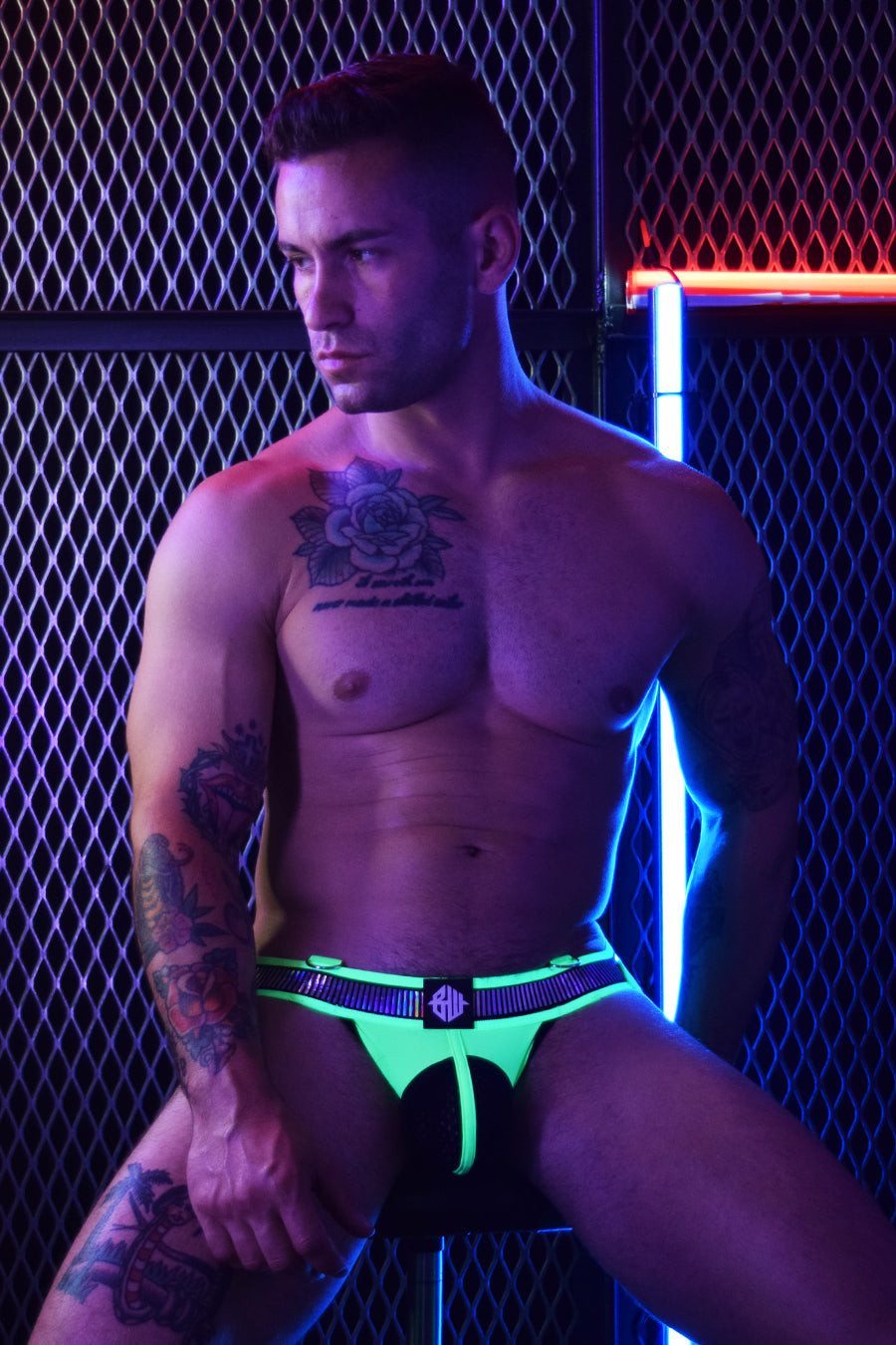 Breedwell Neon Green Reflector Jock