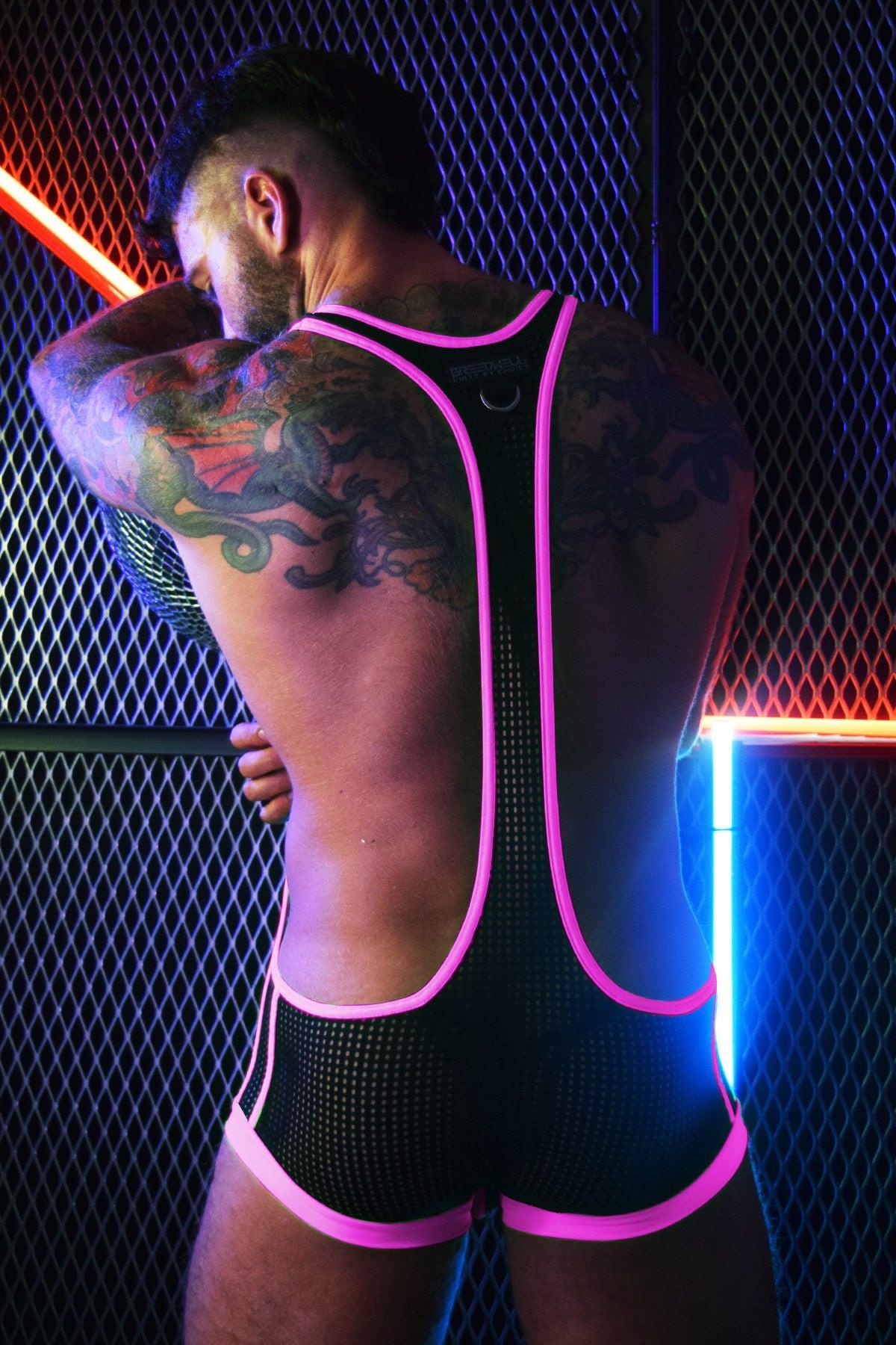 Breedwell Neon Pink Dirty Boy Singlet