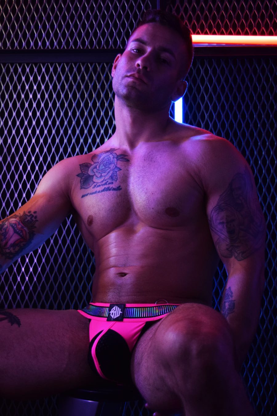 Breedwell Neon pink Reflector Jock